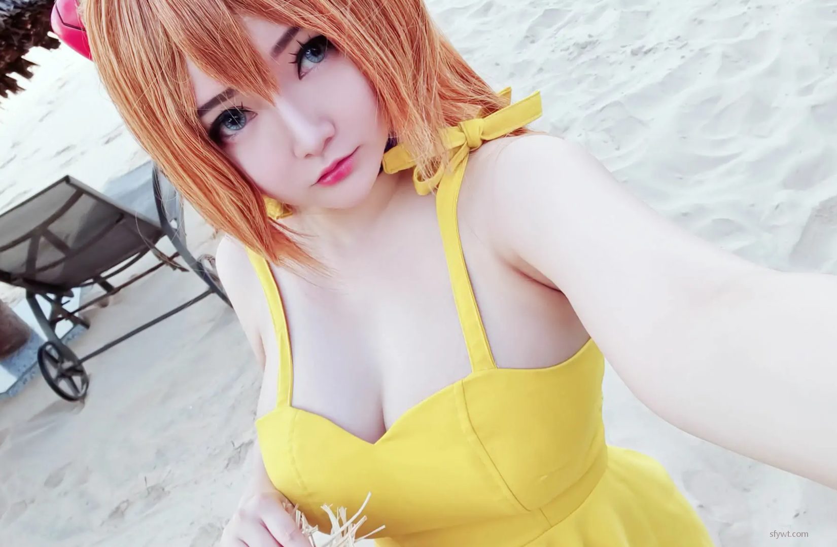 Potato Asuka Ʒͼ Dress coserд Godzilla CoserŮ ģ Yellow (27P) P.5